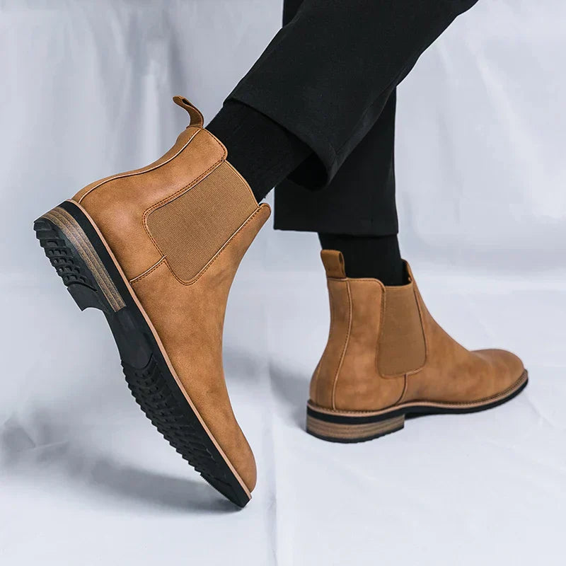 Kristian™ | Chelsea boots i läder